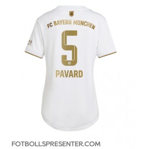 Bayern Munich Benjamin Pavard #5 Borta Matchtröja Dam 2022-23 Kortärmad